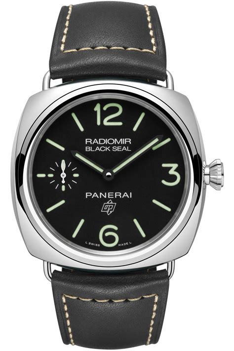 panerai black seal radiomir brown|panerai radiomir black seal price.